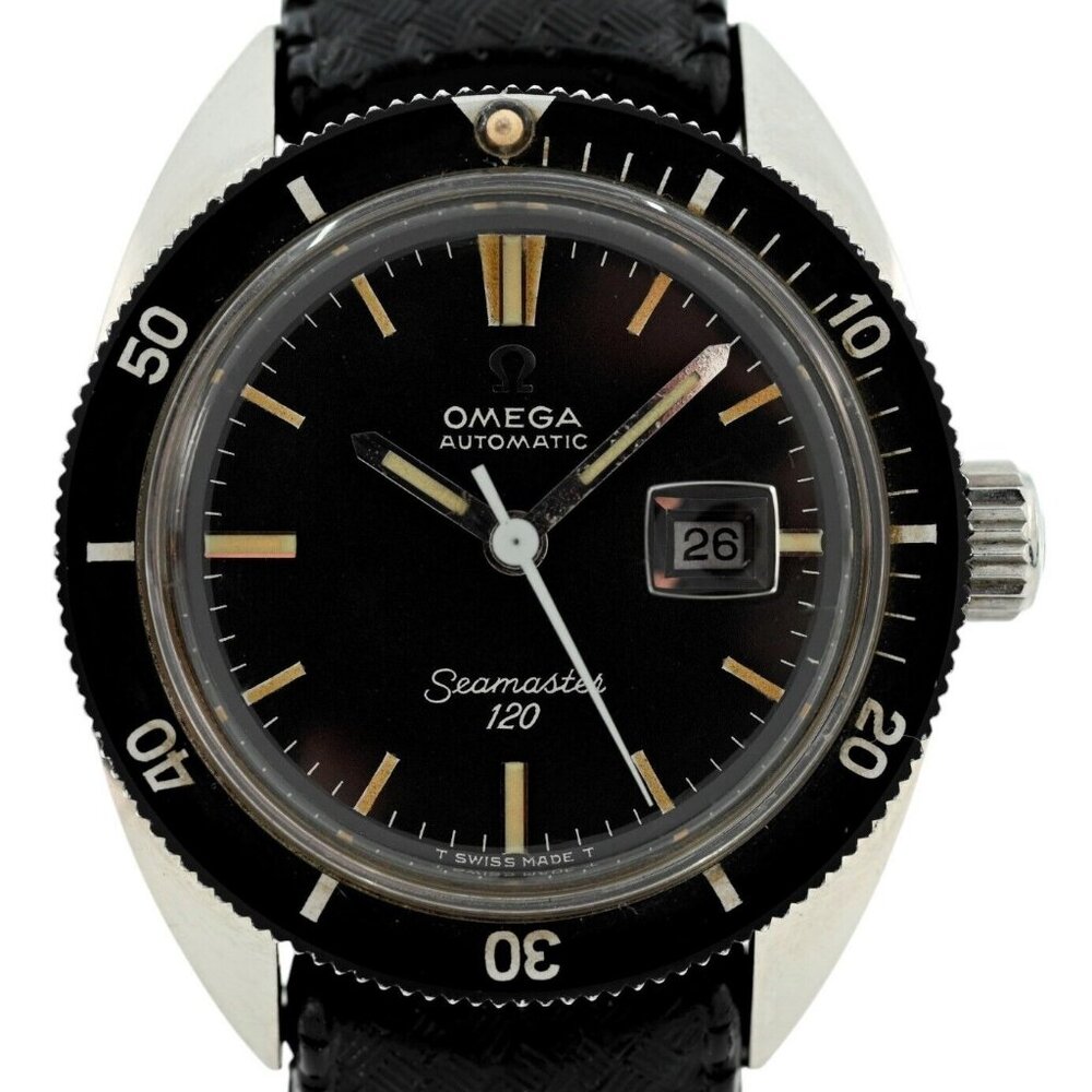 Rare Omega Midsize 30mm Seamaster 120M Auto Cal 681 Dive Watch! Ref: 566.00007!